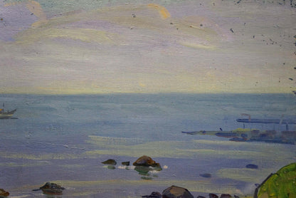 Oil painting By the sea Tyukha Ivan Andreevich