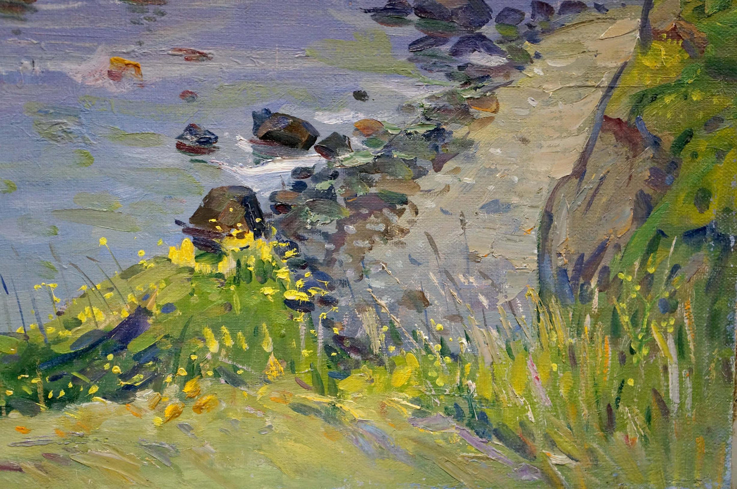 Oil painting By the sea Tyukha Ivan Andreevich