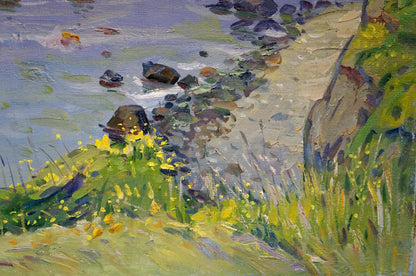 Oil painting By the sea Tyukha Ivan Andreevich