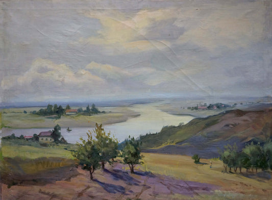 Oil painting Beautiful view