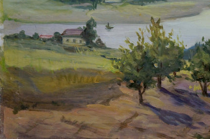 Oil painting Beautiful view