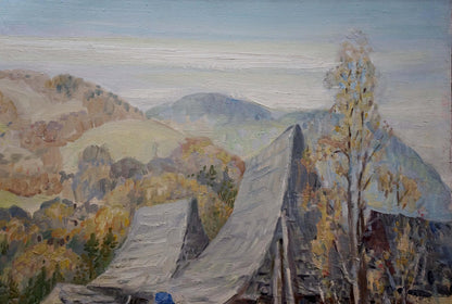 Oil painting Carpathian landscape Limar Anatoly Pavlovich