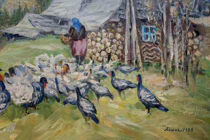 Oil painting Carpathian landscape Limar Anatoly Pavlovich