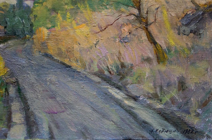 Oil painting Odessa landscape Matyushin N.
