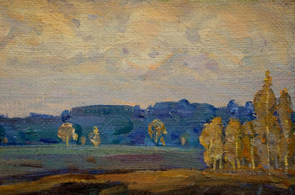 Oil painting Landscape in Sednev Tyukha Ivan Andreevich