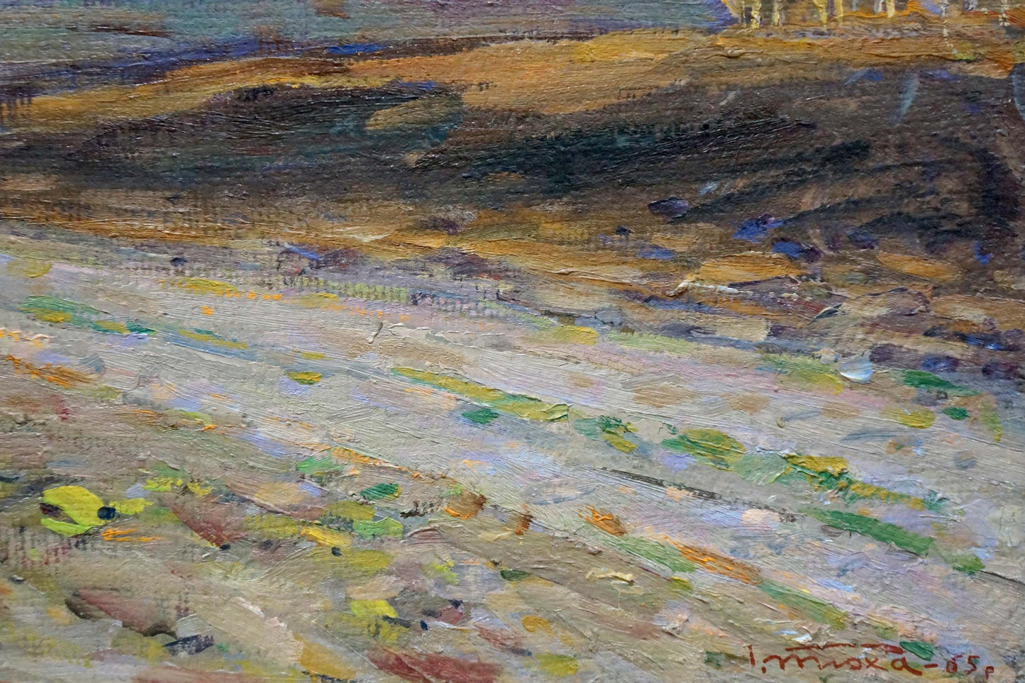 Oil painting Landscape in Sednev Tyukha Ivan Andreevich