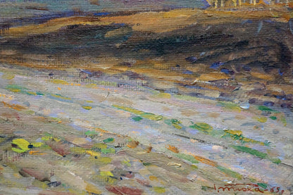 Oil painting Landscape in Sednev Tyukha Ivan Andreevich