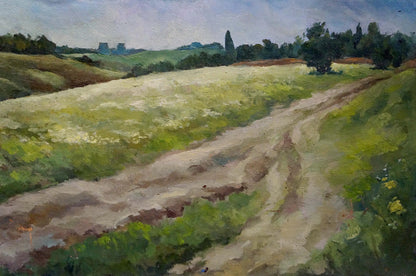 Oil painting Summer day Golubtsov Oleg Georgievich