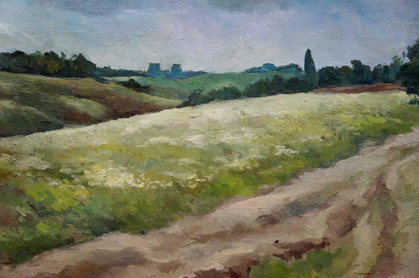 Oil painting Summer day Golubtsov Oleg Georgievich