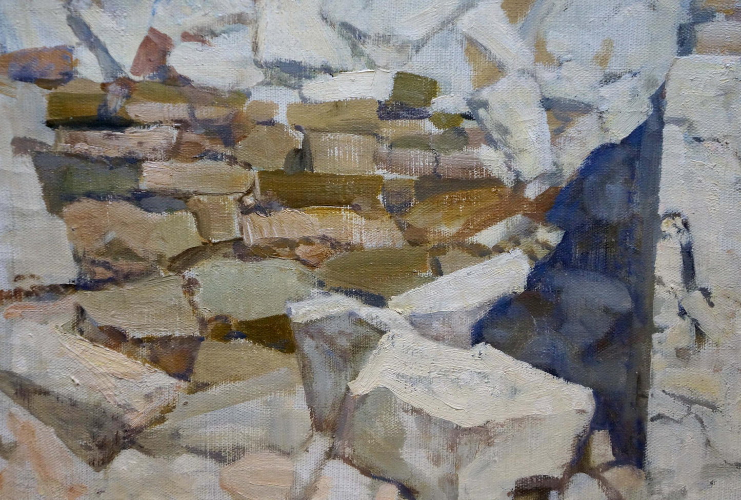Oil painting House in the mountains Vasyukov Petr Petrovich