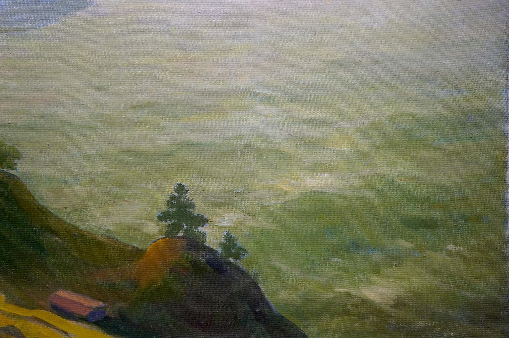 Oil painting Odessa's coastal allure