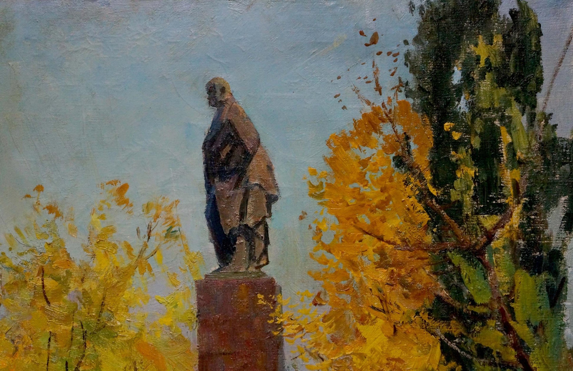 The park captured in oils by Matvey Borisovich Kogan-Shats