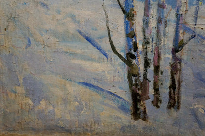 Oil painting Winter landscape Kucherenko Vladimir Vladimirovich