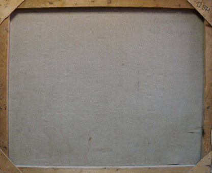 Oil painting Houses Amongst the Trees Unknown artist