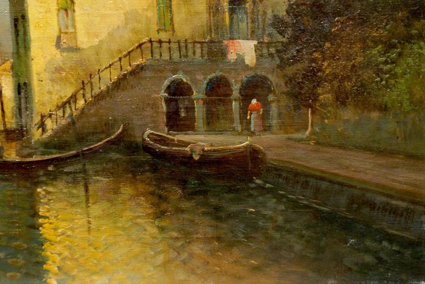 Oil painting City landscape Francois