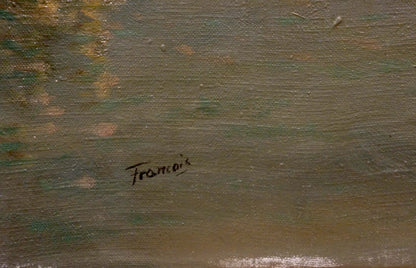 Oil painting City landscape Francois