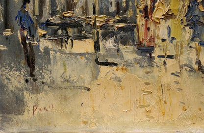 Oil painting On the streets of the city Jan Kelderman