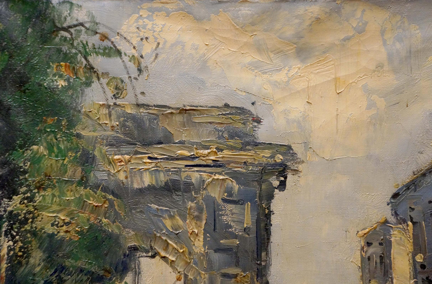 Oil painting On the streets of the city Jan Kelderman