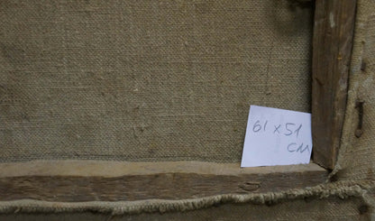 Oil painting Night city