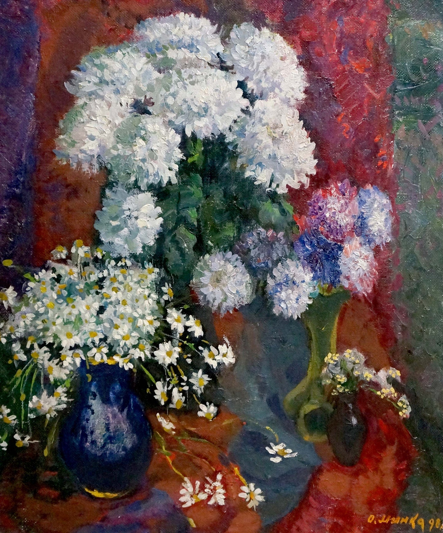 Oil painting Daisies Mynka Alexander Fedorovich