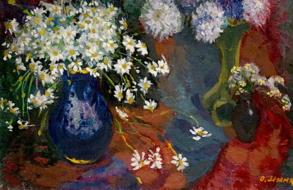 Oil painting Daisies Mynka Alexander Fedorovich