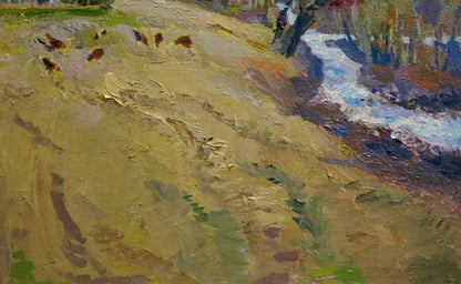 Oil painting Signs of autumn Mynka Alexander Fedorovich