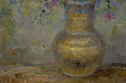 Oil painting Still life with wildflowers Alexander Mynka