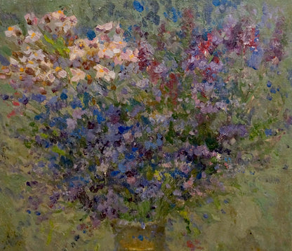 Oil painting Still life with wildflowers Alexander Mynka