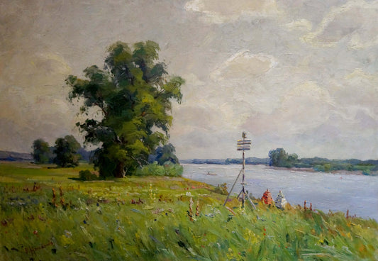 Oil painting Outdoors Nepeipivo Vasily Ignatievich