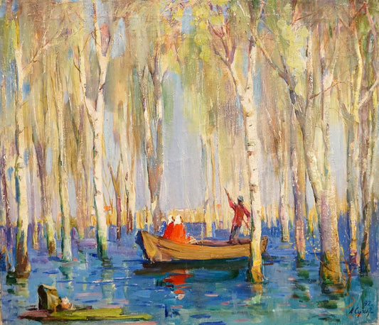 Oil painting To visit Sukhorukikh Anatoly Ivanovich