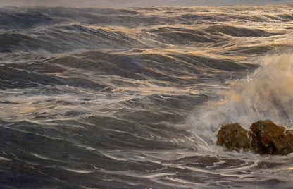 Oil painting Sea breeze Freyberg Edgar