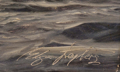 Oil painting Sea breeze Freyberg Edgar