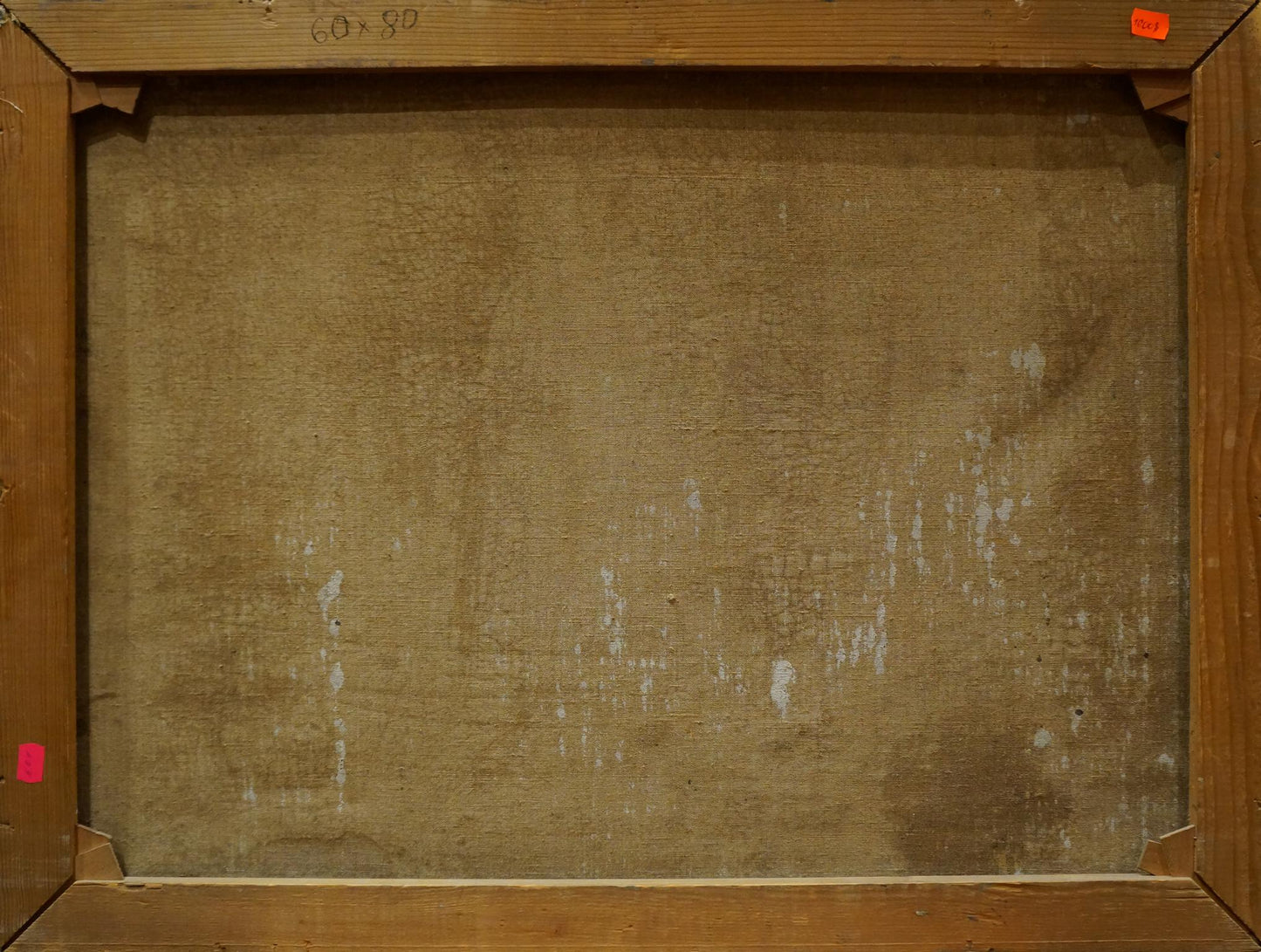 Oil painting Fleet of ships Woseker A.