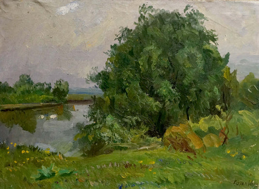 Oil painting Natural silence Kogan-Shats Matvey Borisovich