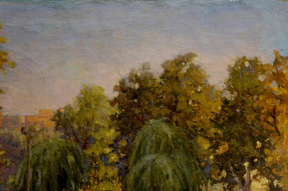 Nevkrytyy Denys Nykyforovych's oil artwork portraying a park scene