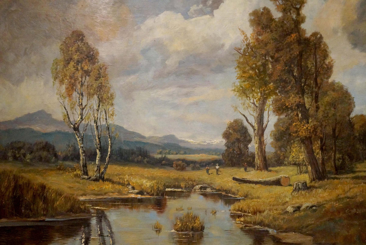 Oil painting Once upon a time in the forest