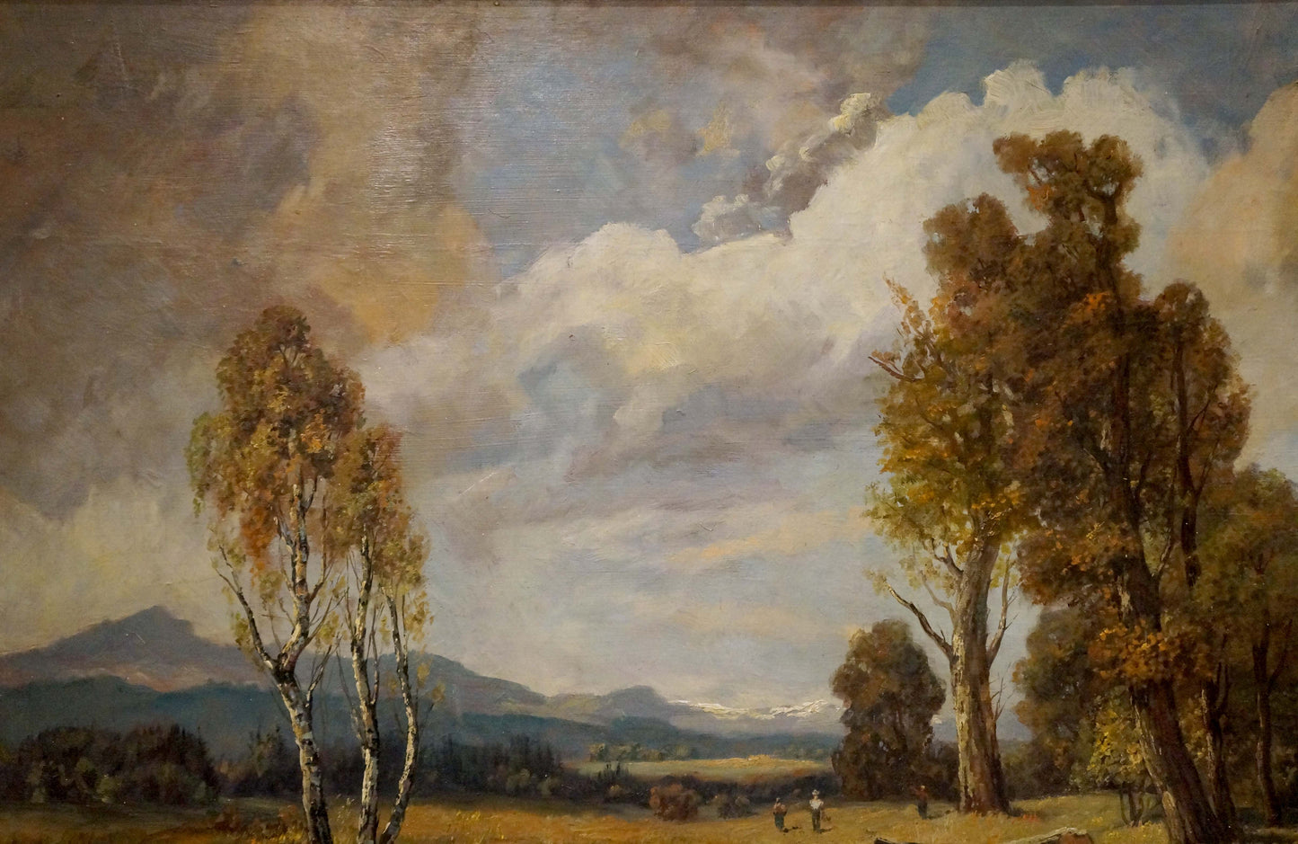 Oil painting Once upon a time in the forest