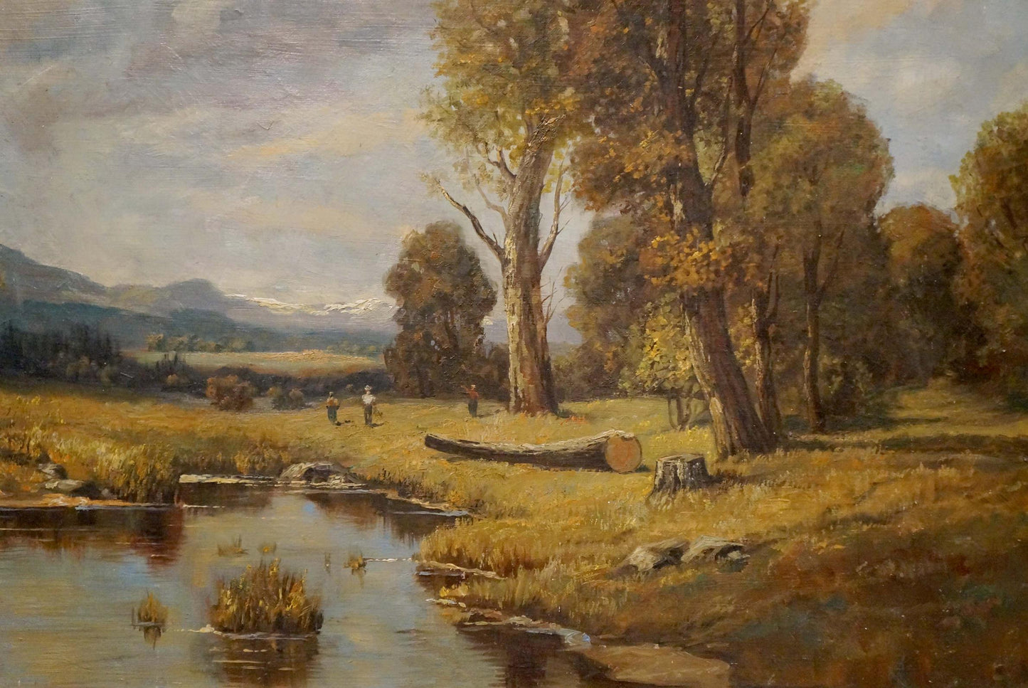 Oil painting Once upon a time in the forest