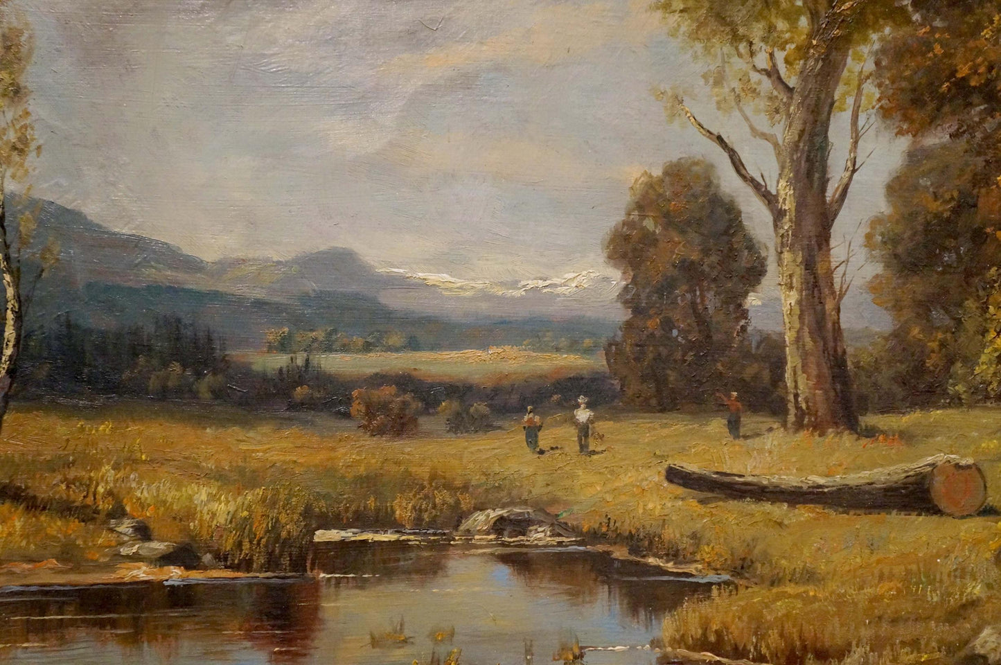 Oil painting Once upon a time in the forest