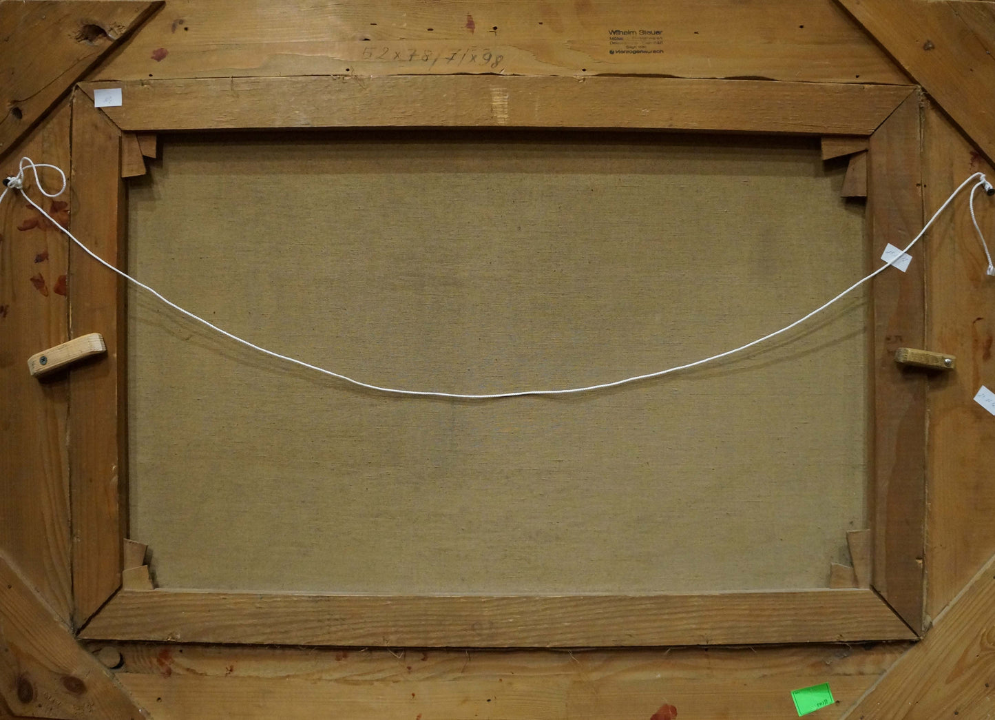 Oil painting Coastal Market Weyh T.