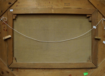 Oil painting Coastal Market Weyh T.