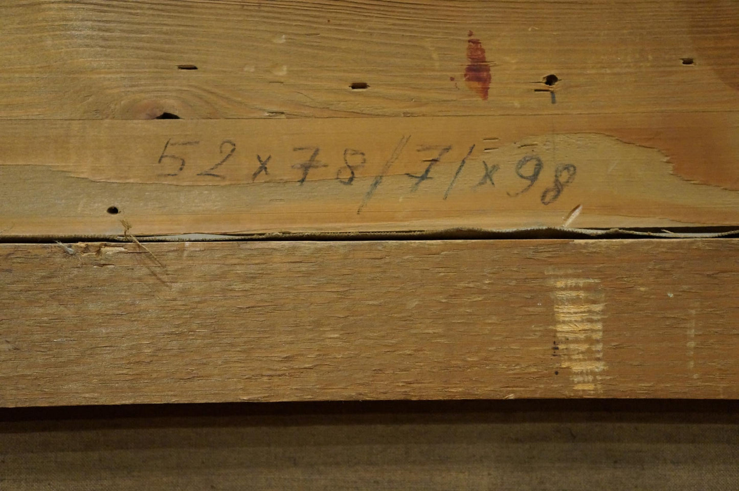 Oil painting Coastal Market Weyh T.