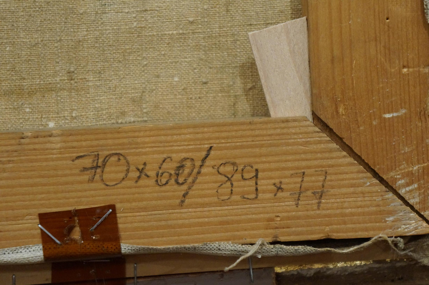 Oil painting In Port Richard Thorn