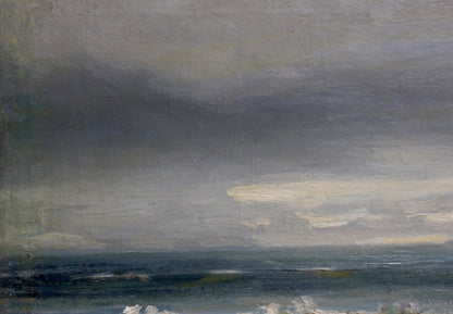 Oil painting Silence Smirnov Valentin Sergeevich