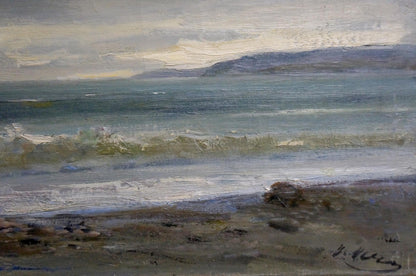 Oil painting Silence Smirnov Valentin Sergeevich