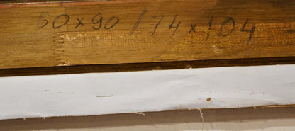 Oil painting There is fog in the forest Dillon