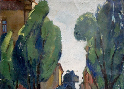 Oil painting In the park Tatarenko Alexander Alexandrovich