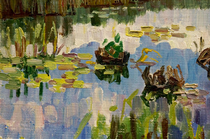 Oil painting Natural scenery
