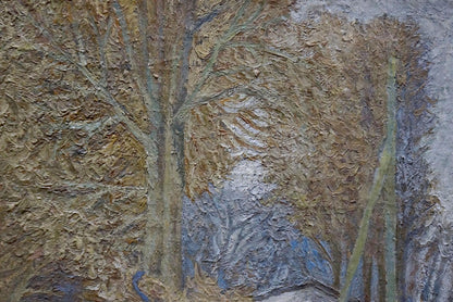Oil painting Winter landscape Zorko Yuri Valentinovich
