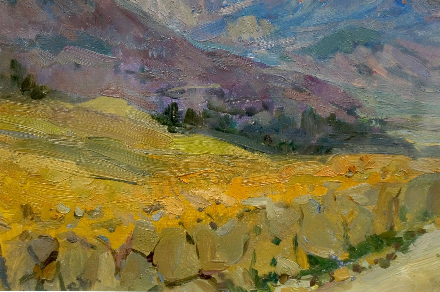 Oil painting Mountain landscape Babentsov Victor Vladimirovich